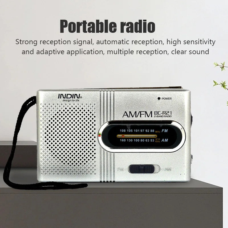 BC-R21 Mini AM/FM Portable Radio