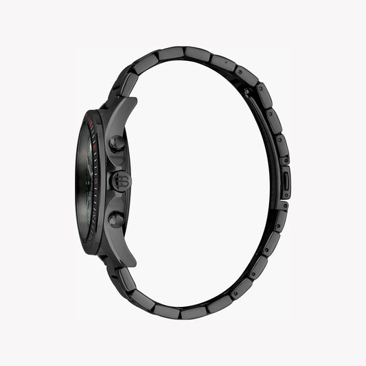 Esprit Men's Black Stainless Steel Watch, Black Dial | Es1g200m0055