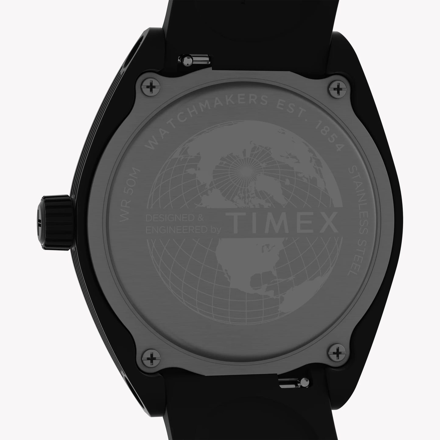 Timex Unisex Eco Ceramic Black Case Watch, Black Strap | Tw2w42400