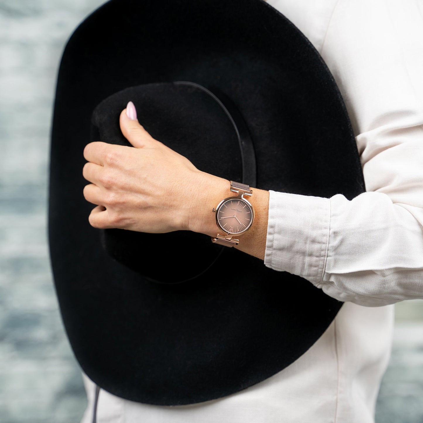 Pierre Cardin Women's Rose Gold Watch, Gray Dial | Cmd.3509