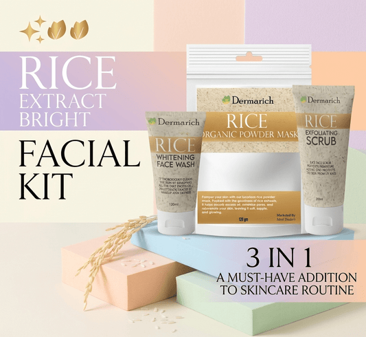 Dermarich - 3-in-1 Rice Extract Bright Facial Kit