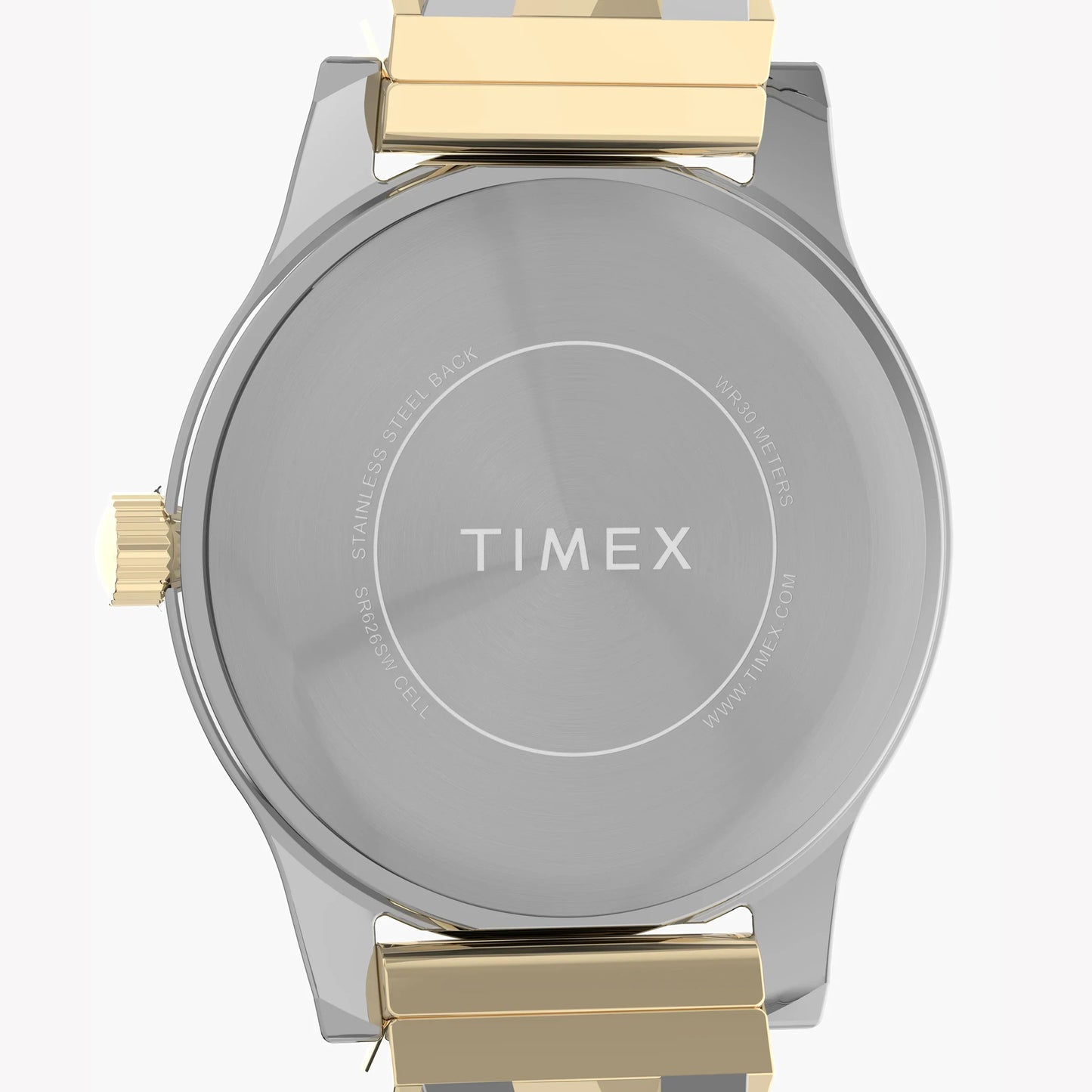 Timex Women's Two-Tone Silver & Gold Watch, Silver Dial | Tw2w18500