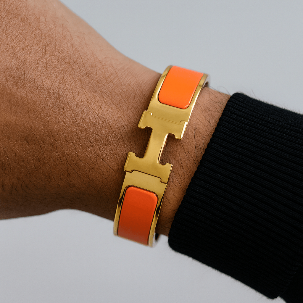 Luxury H Enamel Bracelet
