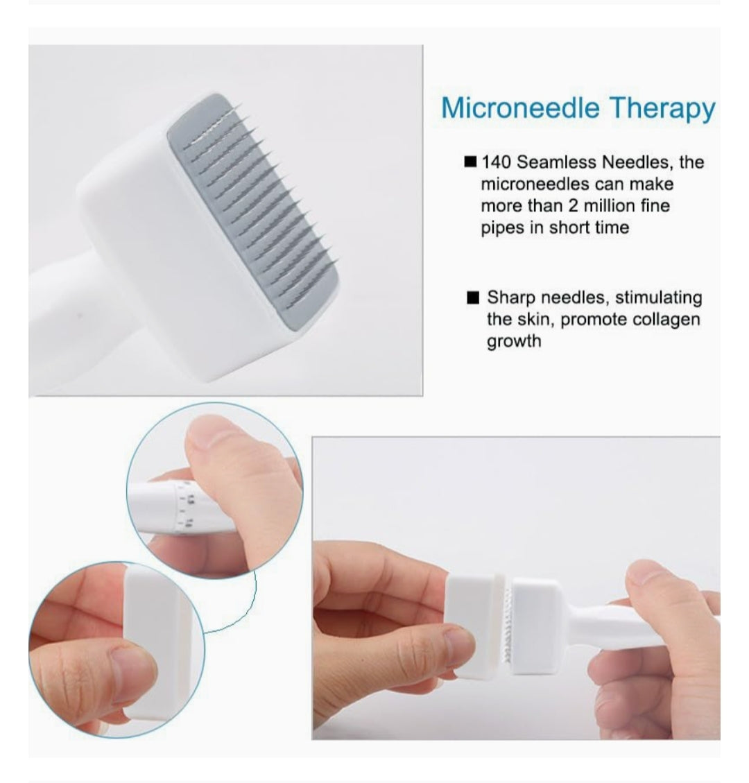 140 Adjustable Microneedle (0.25mm) for Enhanced Skincare – Professional Derma Roller"